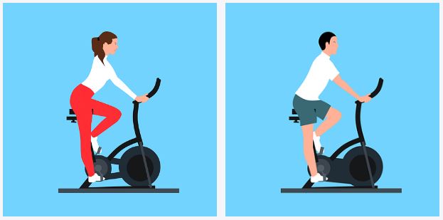 Beneficios para salud de practicar bicicleta estática